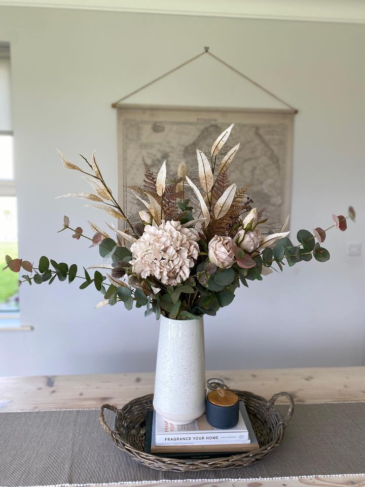 Luxury faux flower bouquet for autumn