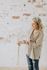 All white eucalyptus spray