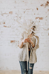 All white eucalyptus spray