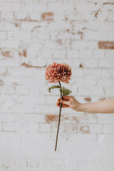 Dusky Pink Artificial Hydrangea