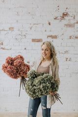 Dusky Pink Artificial Hydrangea