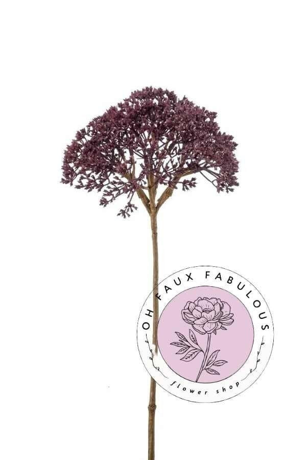 Artificial dill stem, foliage stem, purple foliage perfect for home decor arrangements