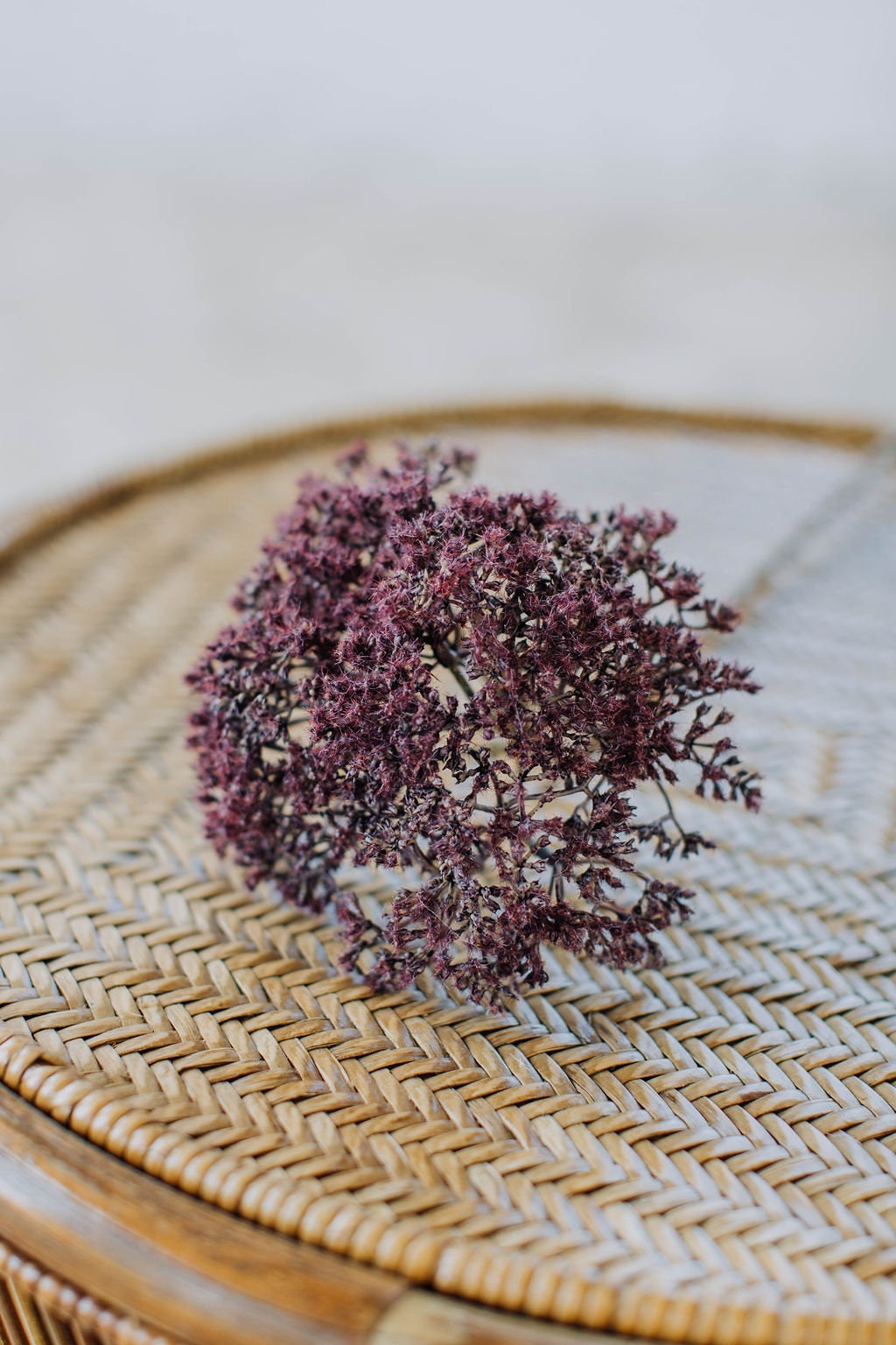 Artificial dill stem, foliage stem, purple foliage perfect for home decor arrangements