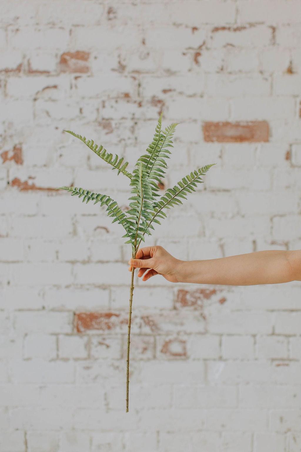 Artificial faux fern spray 66cm for home or diy weddings