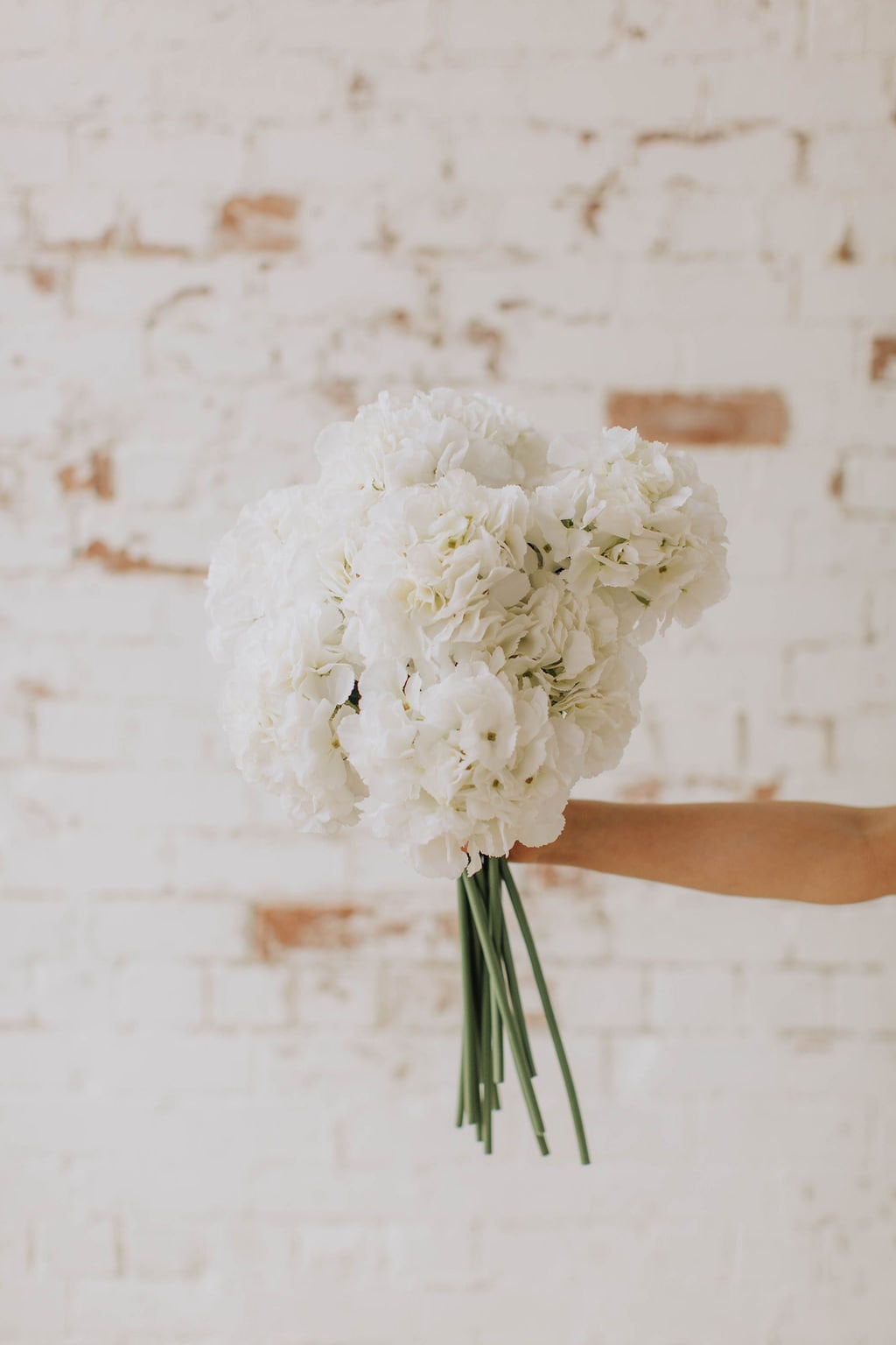 Artificial Ivory hydrangea stem, diy wedding flowers, realistic hydrangea head, faux hydrangea
