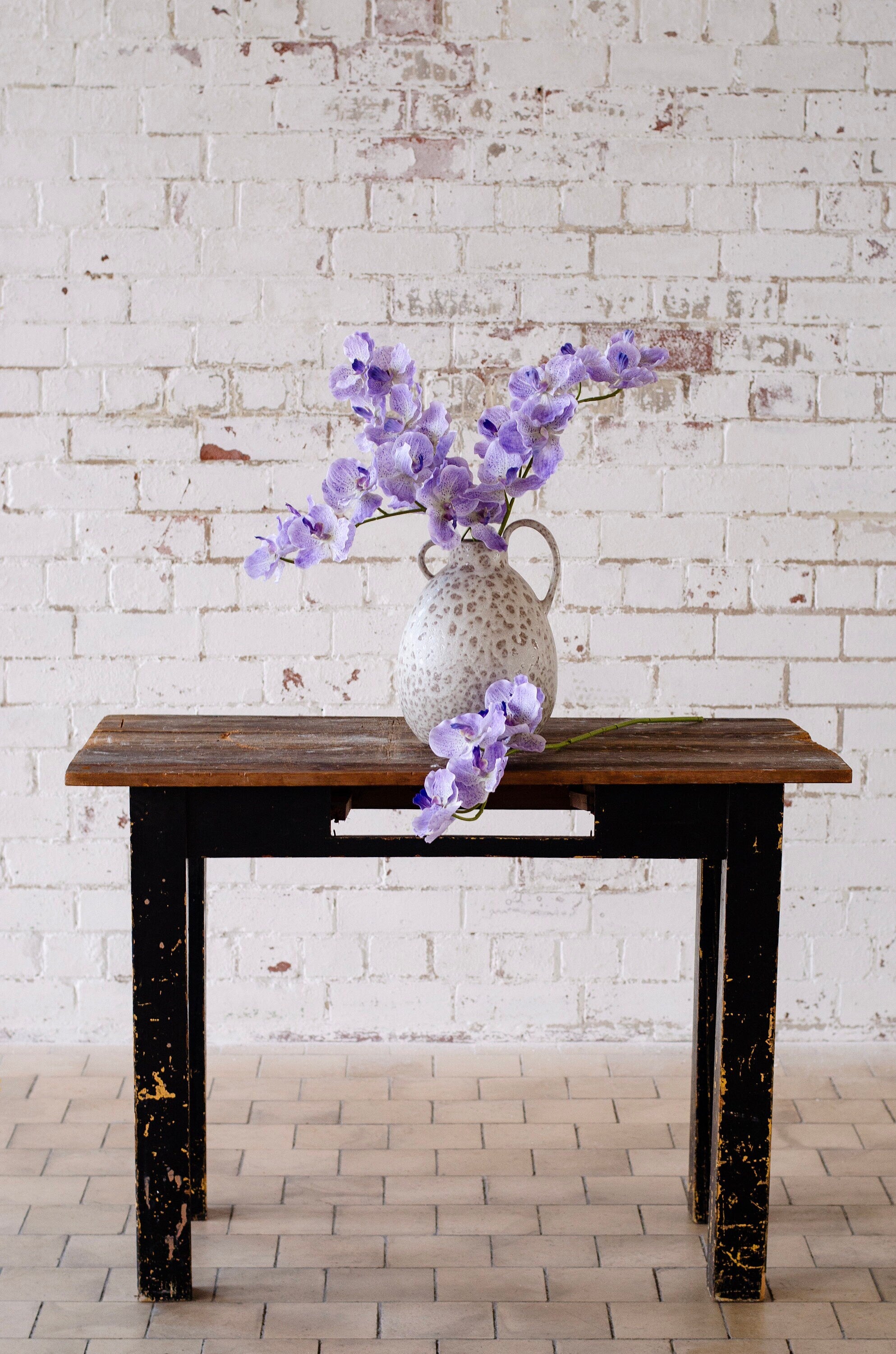 Real touch purple faux orchid stem, diy wedding flowers, 77cm cake flowers and floral arrangements