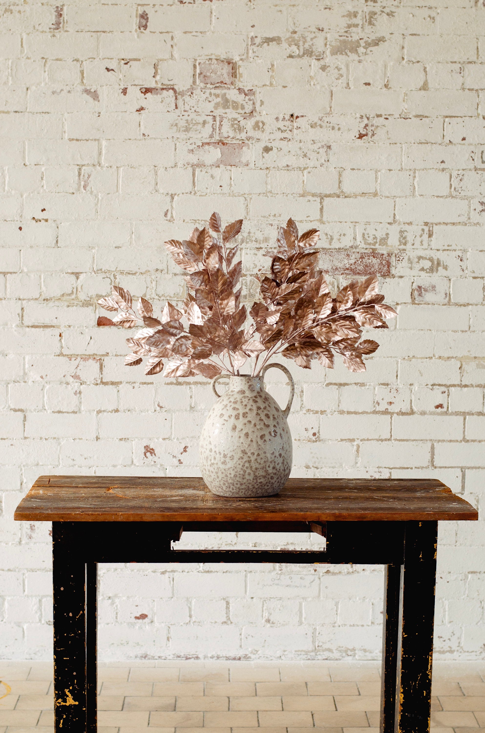 Artificial rose gold bay leaves, perfect for diy wedding bouquets or home decor
