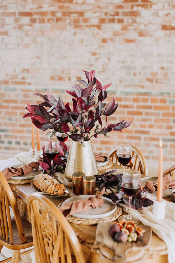 Ember | Faux Burgundy Eucalyptus Arrangement