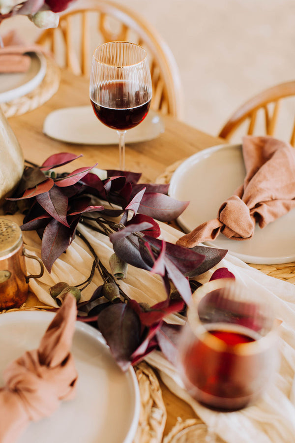 Ember | Faux Burgundy Eucalyptus Arrangement