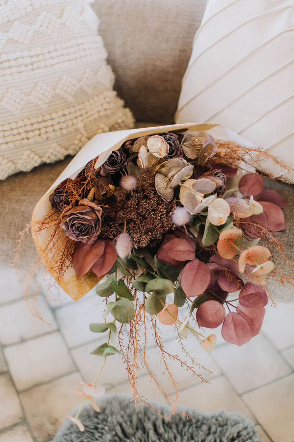 Lennox | Faux Dried Look Purple Arrangement