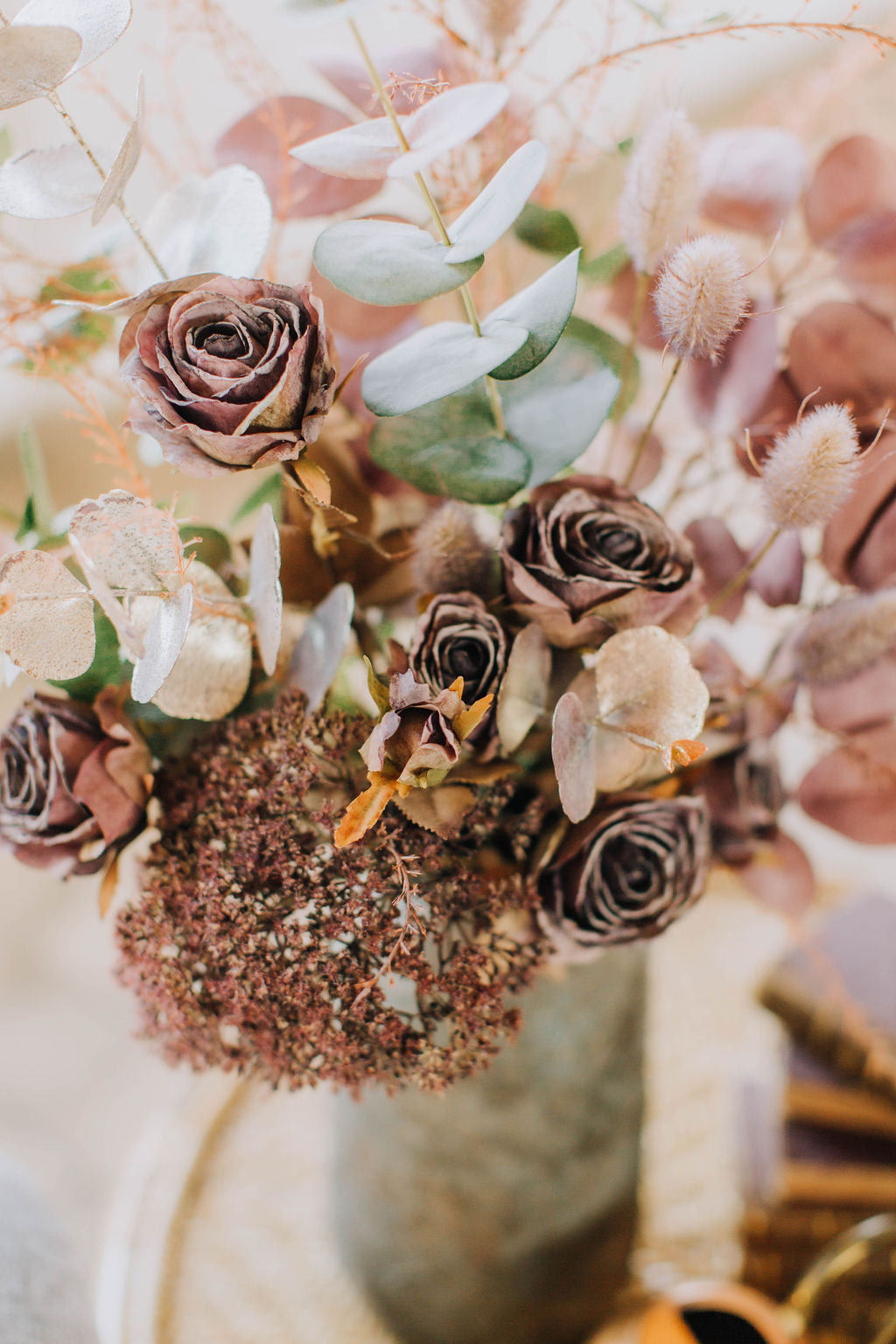 Lennox | Faux Dried Look Purple Arrangement