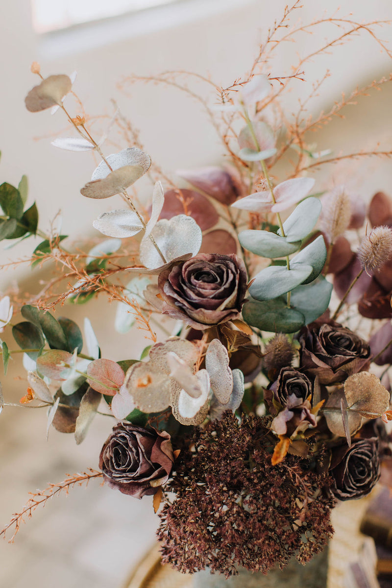 Lennox | Faux Dried Look Purple Arrangement