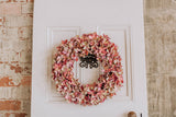 Luna Pink | Pink Crisp Hydrangea Wreath
