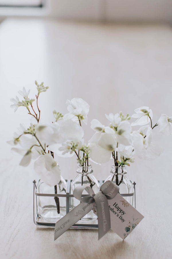 Sweet Pea and blossom bottles