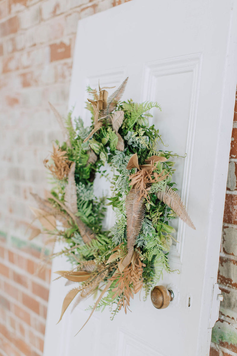 Athena Wreath | Rustic Foliage Wreath