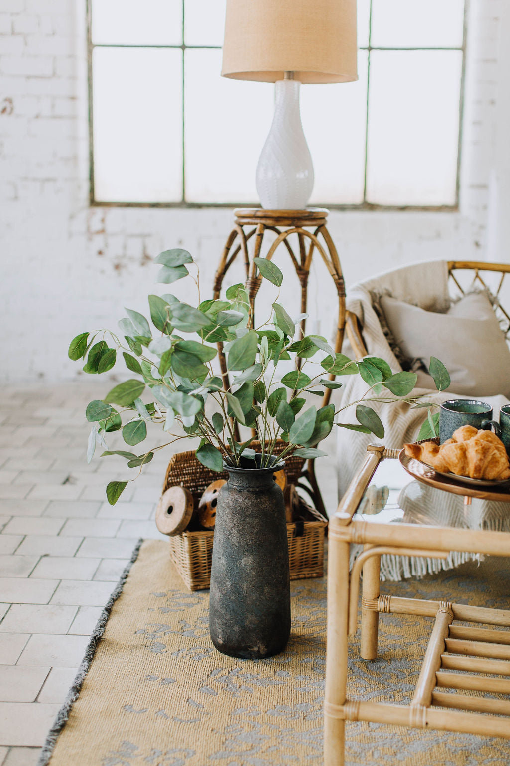 Silver Dollar | Faux Eucalyptus Arrangement