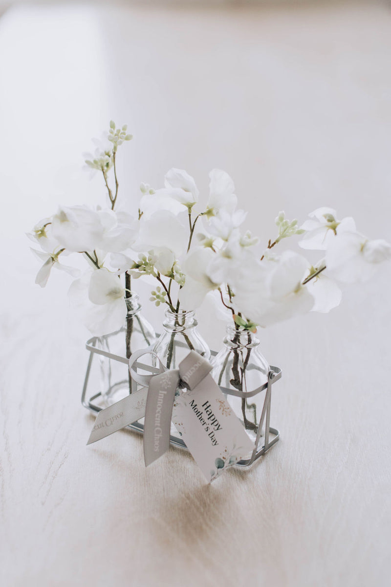 Sweet Pea and blossom bottles