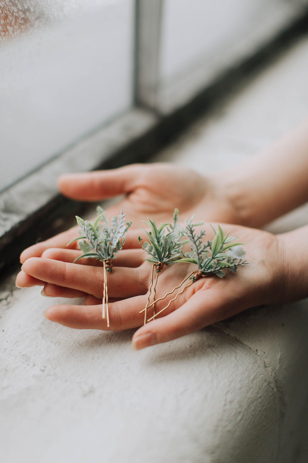 Eucalyptus Hair Pin Set